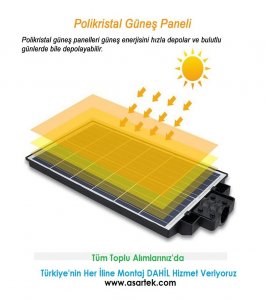 Güneş Enerjili Solar Bahçe Çevre Sokak Lambası
